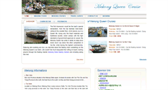Desktop Screenshot of cruisemekongqueen.com